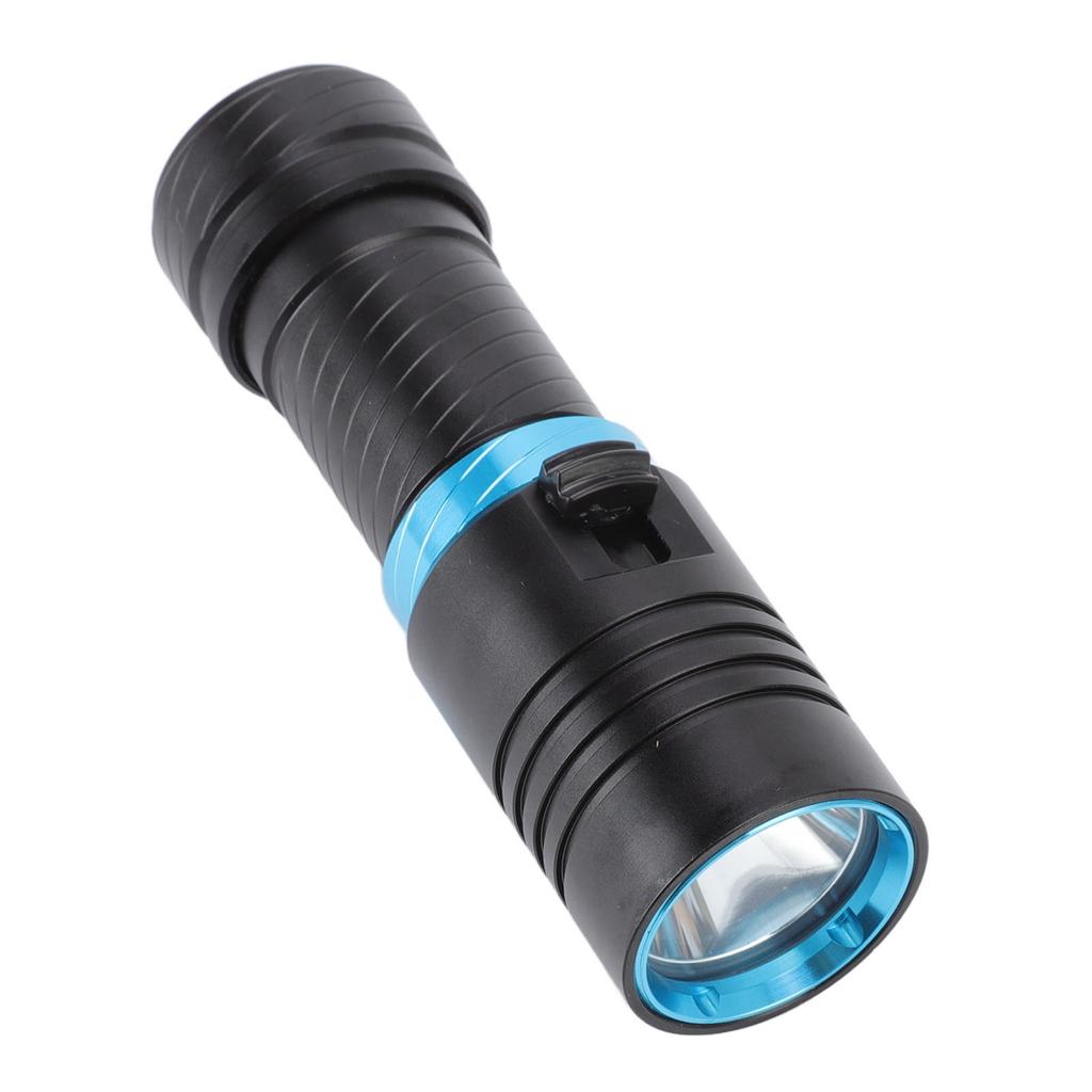 5000LM Diving Flashlight IPX8 100m Underwater Waterproof Infinitely Dimmable L2 LED Beads Scuba