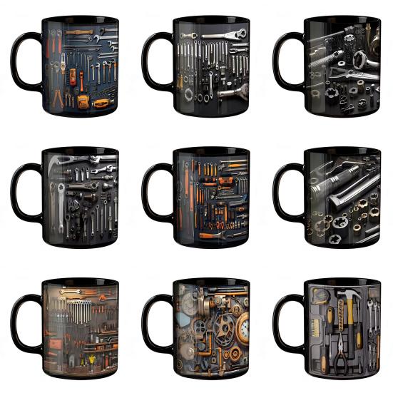 Кружка Механика Керамическая Забавная Кружка-Ящик для Инструментов для Механиков, Энтузиастов Гаража, Оригинальный Подарок для Мужа, Папы