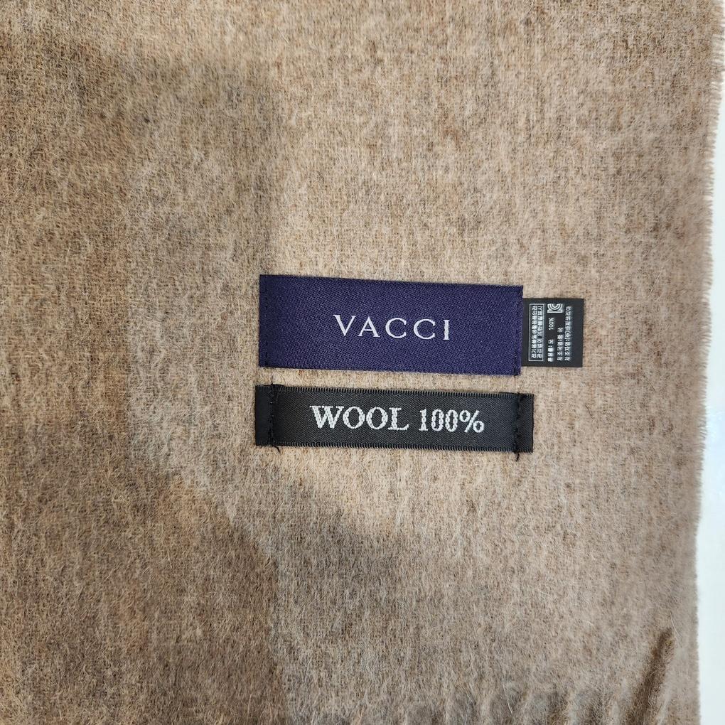 Мужской зимний теплый и уютный роскошный шарф из 100% шерсти, коричнево-бежевый однотонный длинный шарф VM1M4BR116I1-1