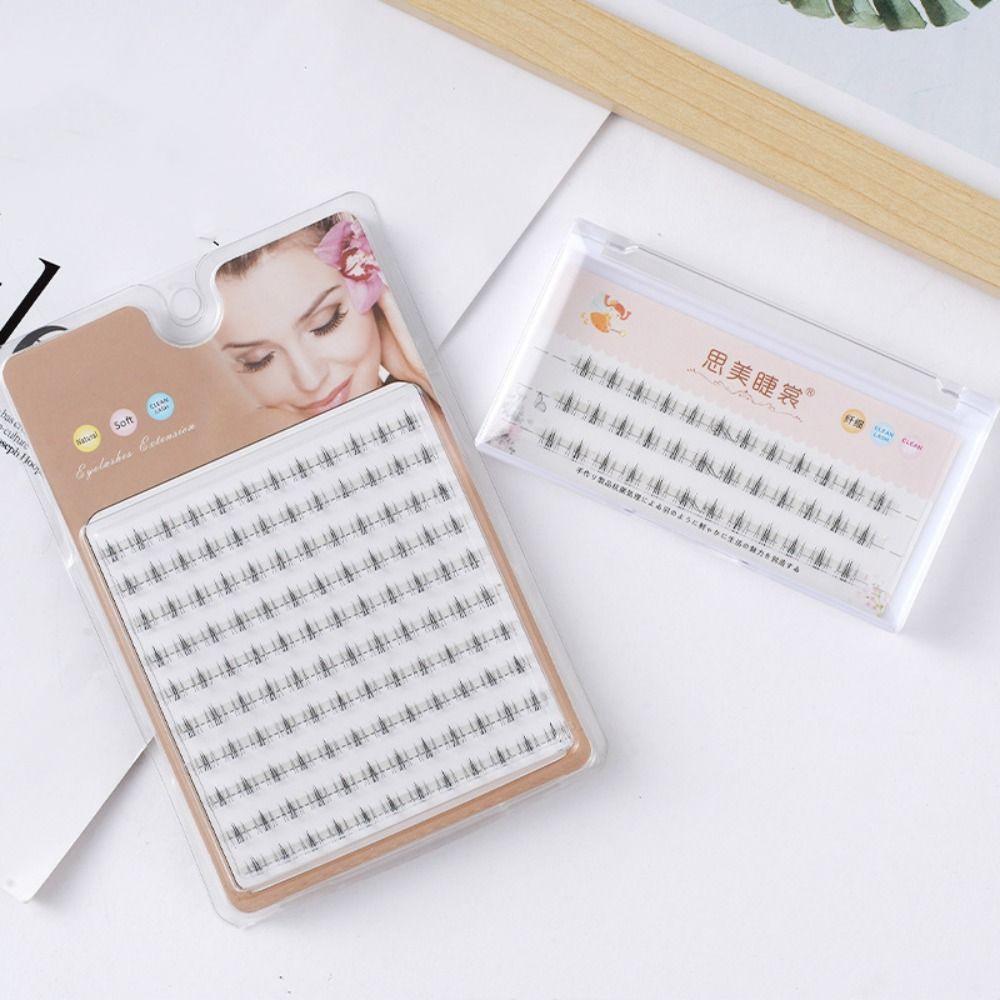 Makeup Fluffy False Eyelashes Dense Segmented Eyelashes Bundles  Beauty