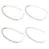 Accessories Ladies Ornament Crystal Rhinestone Haiband Hair Hoop Wedding Party Pearl Wave Headband