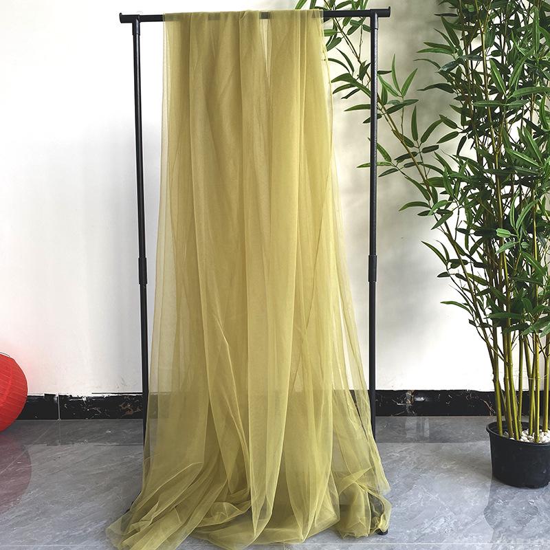 Светло-розовая марлевая занавеска с цветами сакуры с розовым нефритом и акцентами цвета розовой фасолевой пасты - швейцарская противомоскитная сетка для потолка салона красоты.