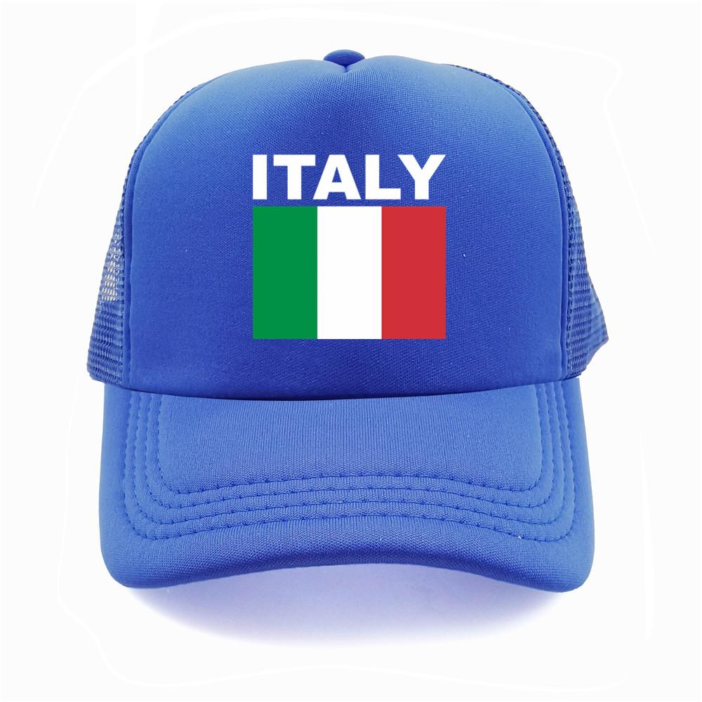Italia Italy Italian Flag Trucker Cap Summer Unisex Cool Dad Hat Baseball Caps Unisex Outdoor Mesh Net Caps