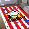Snoopy Woodstock Friendship Floor Mat Design for Entryway Living Rooms Balcony Bedrooms Anti-slip Rug Decorate Offices