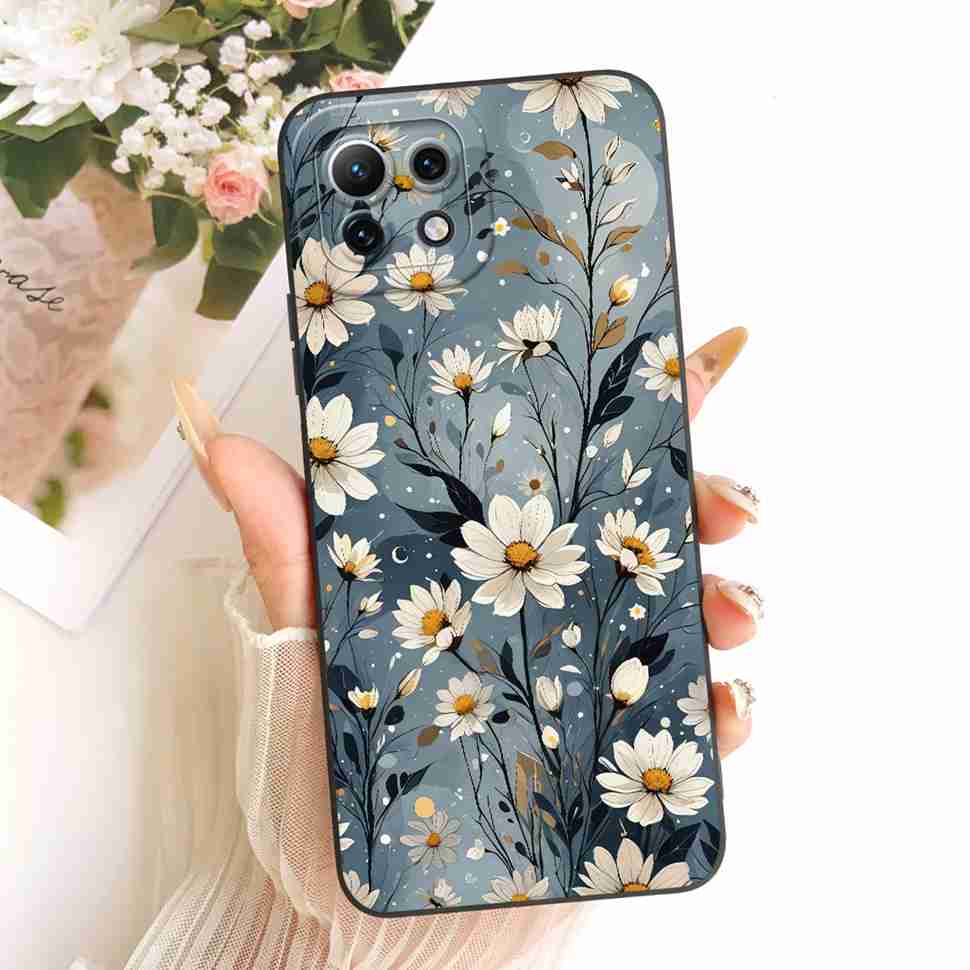 Case For Xiaomi Mi 11 11Lite 11 Lite Soft Phone Case Protection Luxury Animals Cat Dragon Back Cover For Xiaomi Mi11 Lite Capa