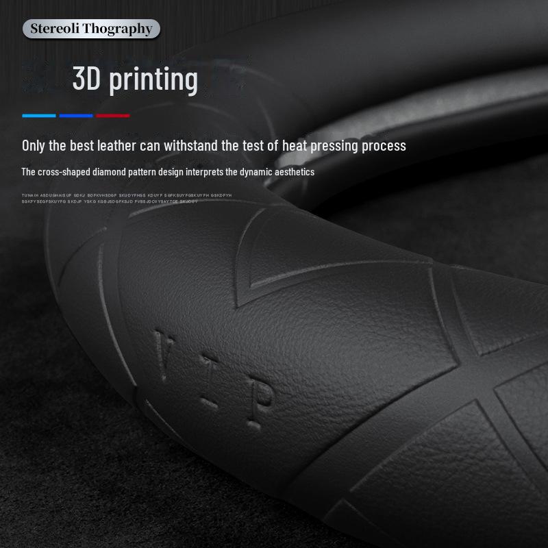 Чехол на руль из натуральной кожи премиум-класса для моделей Geely: Boyue Pro, Dihao GL, Binyue, Binrui, Xingyue, Xingrui, Xinyuanjing x36.