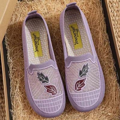 Тканевые туфли Вышитые туфли для женщин Холщовые туфли Обувь для одинарного катания на доске для женщин