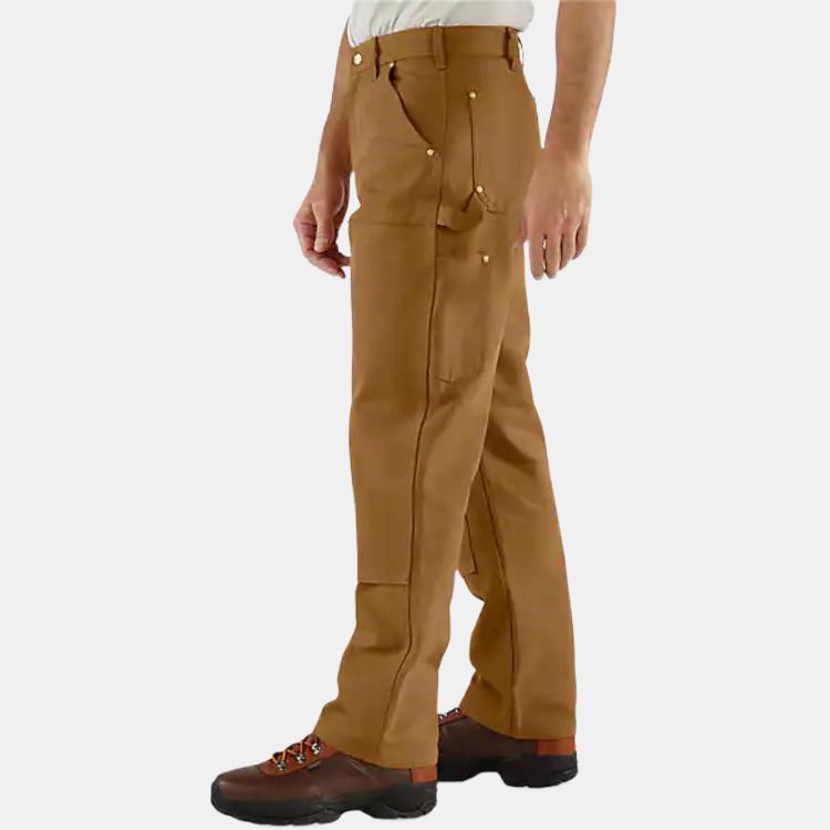 carhartt 106679 B01 Улучшенные прочные утиные рабочие брюки с двойной передней частью, брюки-карго, свободный крой, мужские 106679-
