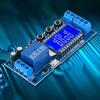 5V/12V/24V Time Delay Relay Module With LCD Display Delay Cyclic Timing Circuit Switch Power Supplies Electrical Equipment