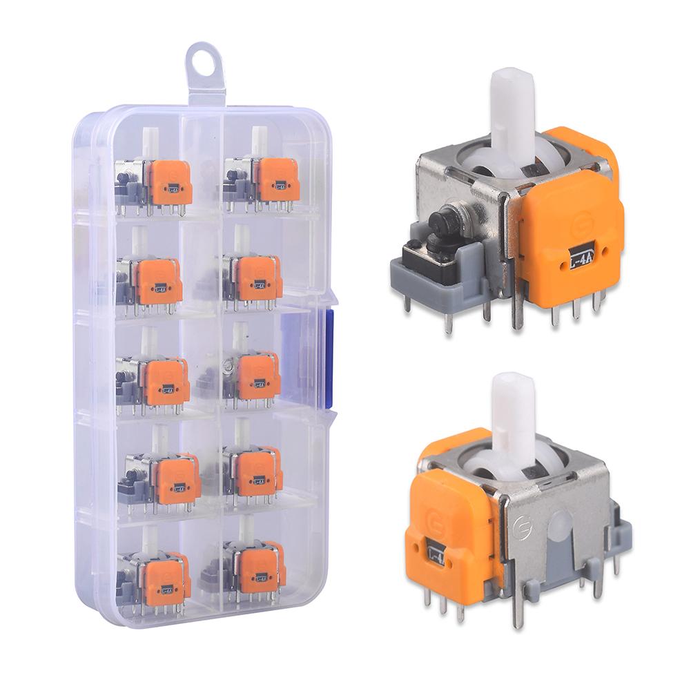 10Pcs 3D Hall Effect Joystick No Drifting Thumbsticks Module Repair Parts Joystick Module Controller for PS4/5 for XBox/Switch