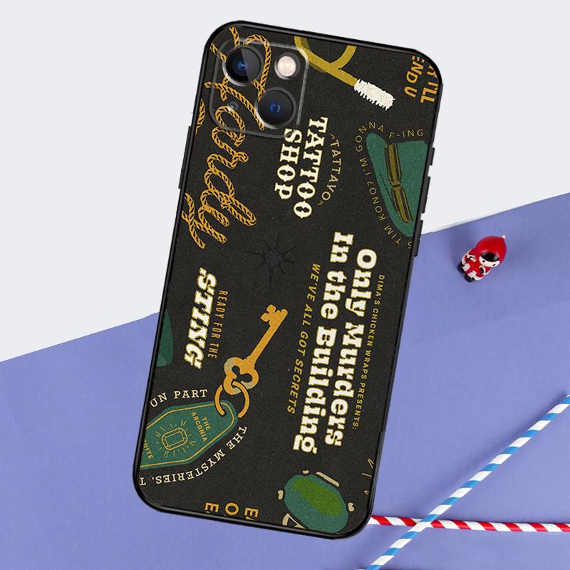 Чехол Only Murders In The Building для iPhone 16 15 14 Pro Max 13 12 11 XR X XS Max 7 8 Plus 12 13 Mini Чехол Capa