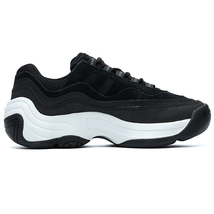 FILA Heritage Баскетбольная Ручка Низкие Ретро Баскетбольные Кроссовки Женские Кроссовки Черный Белый T12W141221FBW