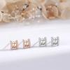 Small Waist Stud Earrings Female Korean Version Versatile Diamond Earrings Simple Small Ear Jewelry