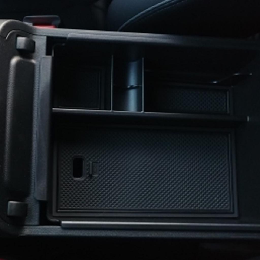 Center Console Organizer Tray For Hyundai Tucson NX4 Limited 2022 Car Central Armrest ABS Secondary Storage