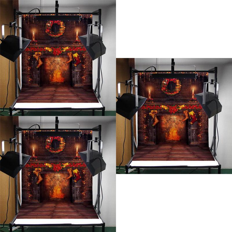 Фотофон на рождественскую тематику для детской студийной портретной съемки, креативный фотореквизит