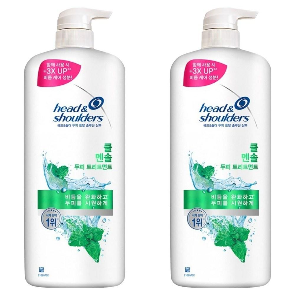 Head & Shoulders Лечение кожи головы с охлаждающим ментолом 1,1 л 2 шт.