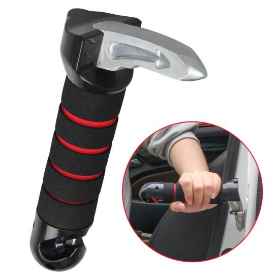 Car Door Handle for Elderly And Disabled Car Assist Support Handle with Seatbelt Cutter Fits Most Cars Up To 400 Lbs Capacity
