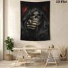Dark Reaper Tapestry Mystic Guardian Tapestry Background Cloth Fashion Print Wall Covering Decoration Background Wall Hanging Cloth Christmas Gift