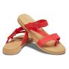 Crocs Тележка Стиль Отпуск Шлепанцы Женская Обувь Огненно-красный 206108-8C1