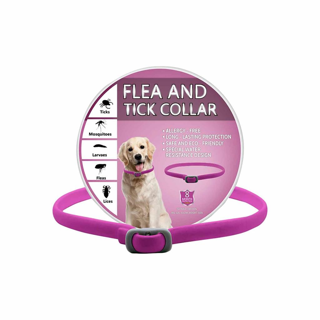 Ошейник от клещей для собак – эффективный против – водонепроницаемый и регулируемый Tick с натуральными ингредиентами