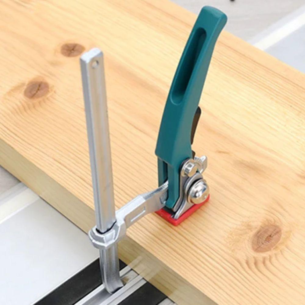 Zinc Zinc Alloy Steel Quick Release Clamp Quick Ratchet Bar Clamp Ratcheting Table Clamp Guide Rail System
