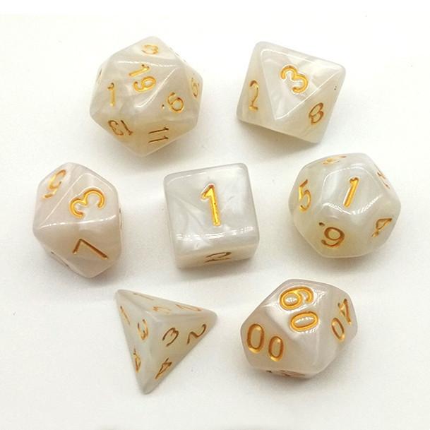 7 шт./лот, многогранные игральные кости из смолы D&D D4 D6 D8 D10 D% D12 D20, многогранные игральные кости TRPG, настольные игры