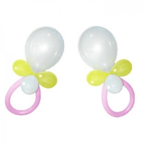 Набор воздушных шаров для детского душа для девочек (Упаковка из 64 шт.)