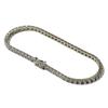 KRUCHI CZ Tennis Chain Bracelet (Silver)