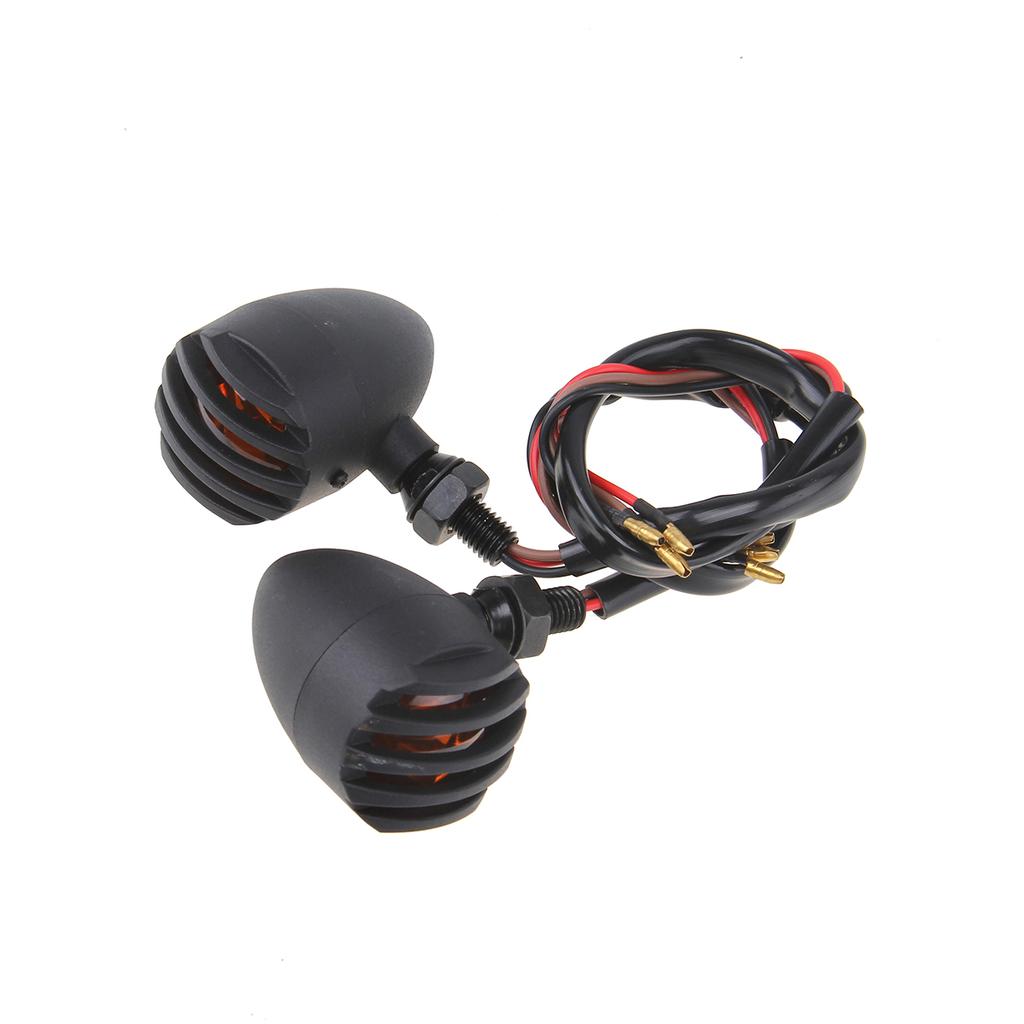 1 пара винтажных мотоциклетных указателей поворота, мото-мигалки, индикаторные огни для Honda Yamaha Suzuki Harley Kawasaki, аксессуары