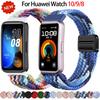 Ремешок для Huawei Band 8 9 10 Аксессуары Браслет Эластичный Магнитный Плетеный из Нейлона Браслет Correa Huawei Band 9 ремешок