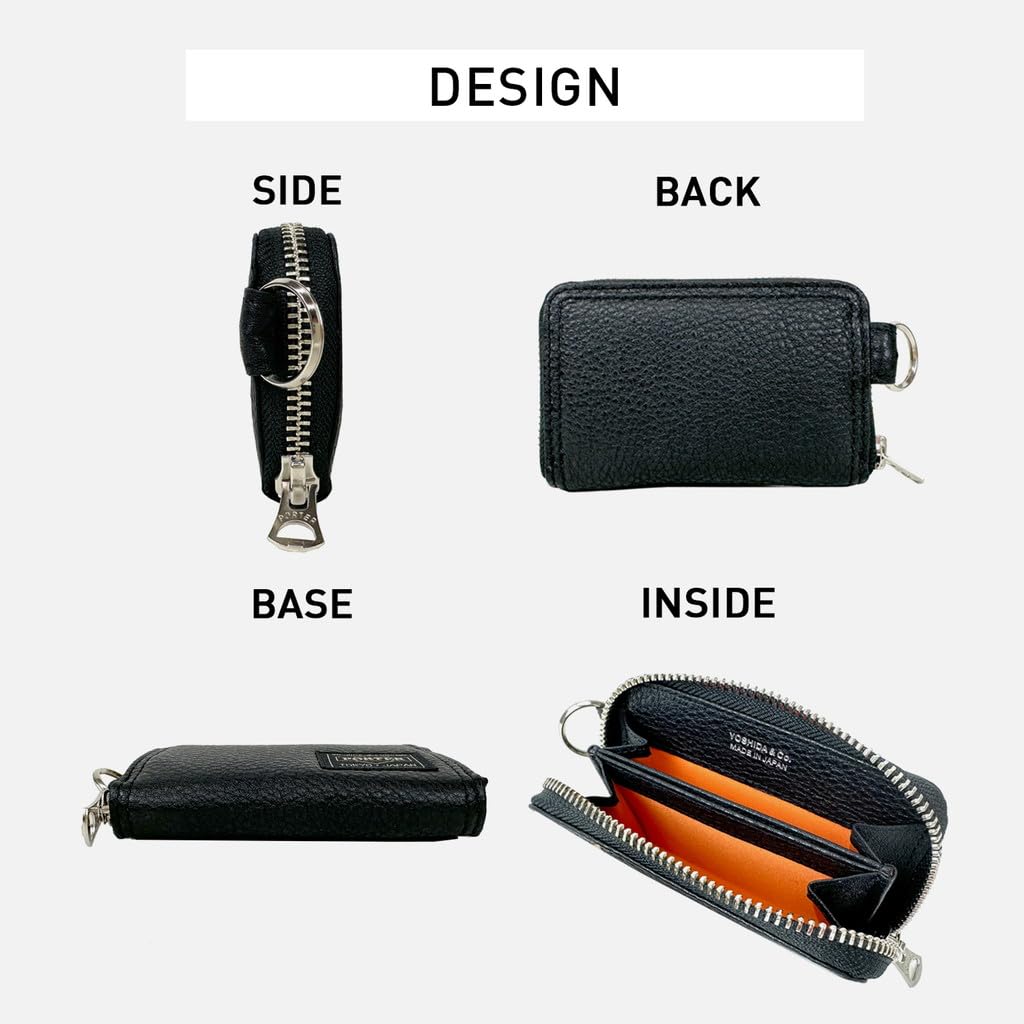 CALM COIN CASE Кошелек для монет [PORTER] 041-03125 Черный/10