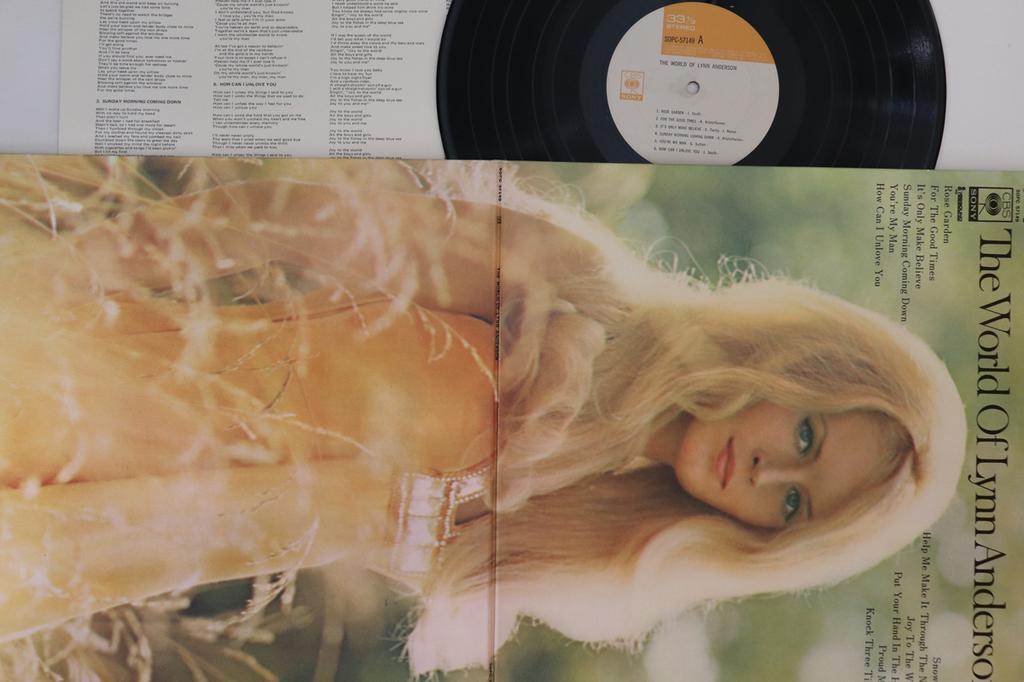 LP Пластинка ЛИНН АНДЕРСОН - Мир Линн Андерсон SOPC57149 CBS SONY 1971 Япония Фолк Б/У