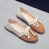 Fashion Women Flat Casual Shoes Lovely Butterfly-knot Ladies Loafers Spring/Autumn Women Canvas Breathable Hollow Out Shoes Lazy Shoes