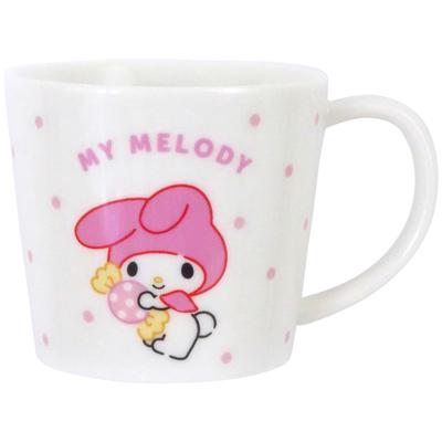 Кружка Sanrio M 280 мл Подходит для использования в микроволновой печи Можно мыть в посудомоечной машине Персонажи Сладости Точки Сделано в Японии 335121 "Моя мелодия" Прибл.. &