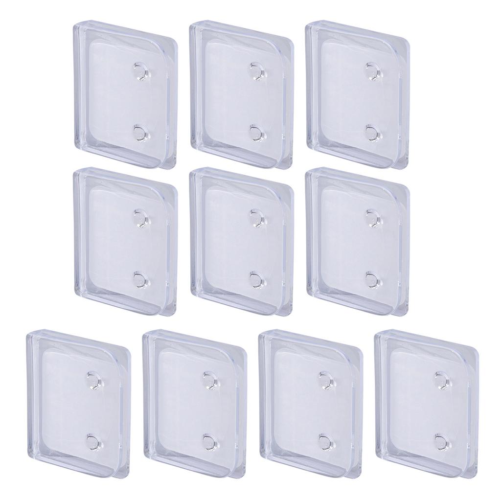 10pcs Clear Shower Curtain Clips Self Adhesive Shower Curtain Clip No Tool Required Prevents Slipping of Shower Curtains