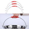 Bucket Handle 5-Pack Metal Handle with Plastic Grip Outward Hook End Load Capacity 20 lbs 30 cm