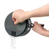 Logos Cooking Set 81210211 Gray (Pot: approx. Diameter 16.5 x Height 8.2cm / Total Length 25cm)