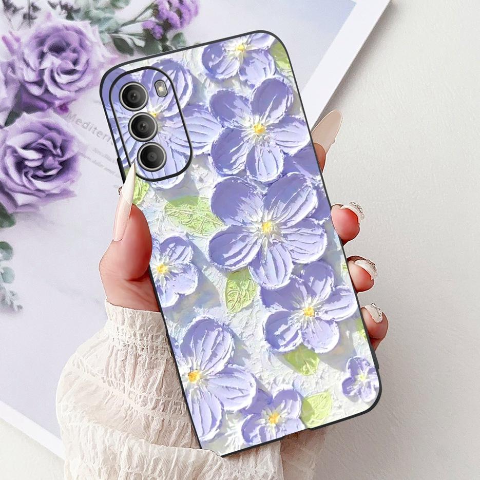 Чехол для Motorola Moto G51 Moto G71 5G Роскошный Расписной Чехол Мягкий Силиконовый Чехол для Телефона Для Motorola G51 G 71 MotoG51 MotoG71 Корпус