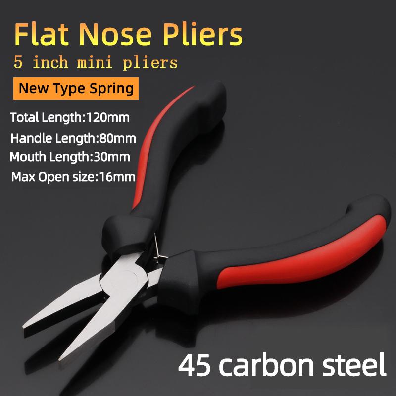 Мини-плоскогубцы, диагональные плоскогубцы, проволочные круглые изогнутые длинные игольчатые кусачки, ручная работа, бисер для самостоятельного изготовления небольших ювелирных изделий, инструменты