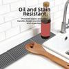 2 Piece Silicone Counter Top Drying Mat Non-Slip Insulated Mat Dish Draining Mat  Pot