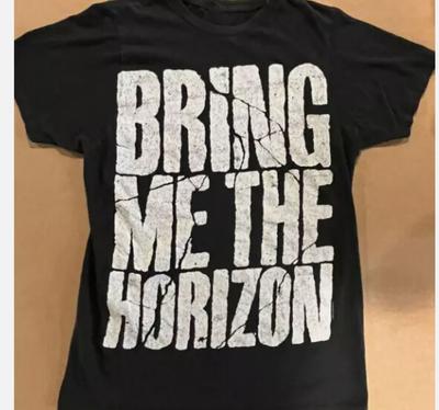 Футболка с туром Bring Me The Horizon BMTH КРУПНЫЙ ШРИФТ Средний Винтаж 00-х
