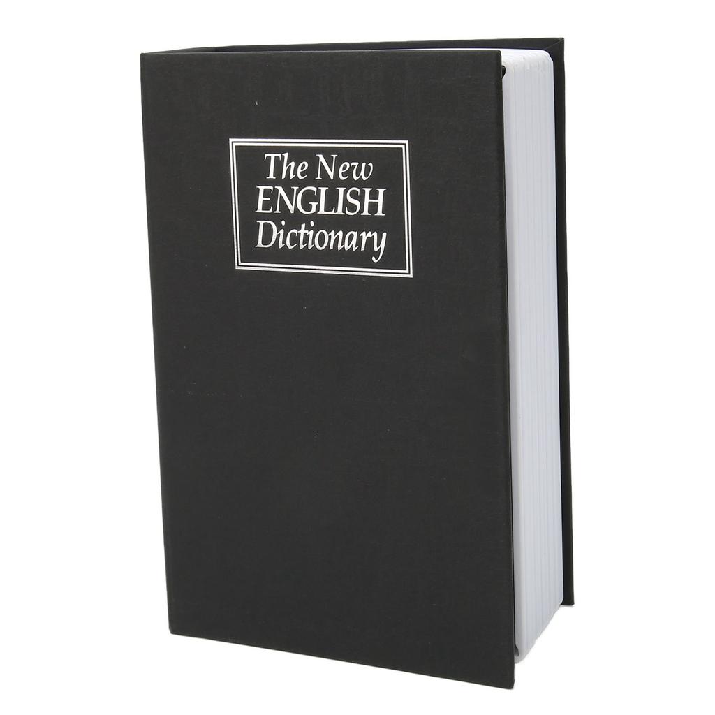 Сейф для хранения книг с ключами из нержавеющей стали, скрытый секретный чехол в форме книги для домашнего офиса и магазина