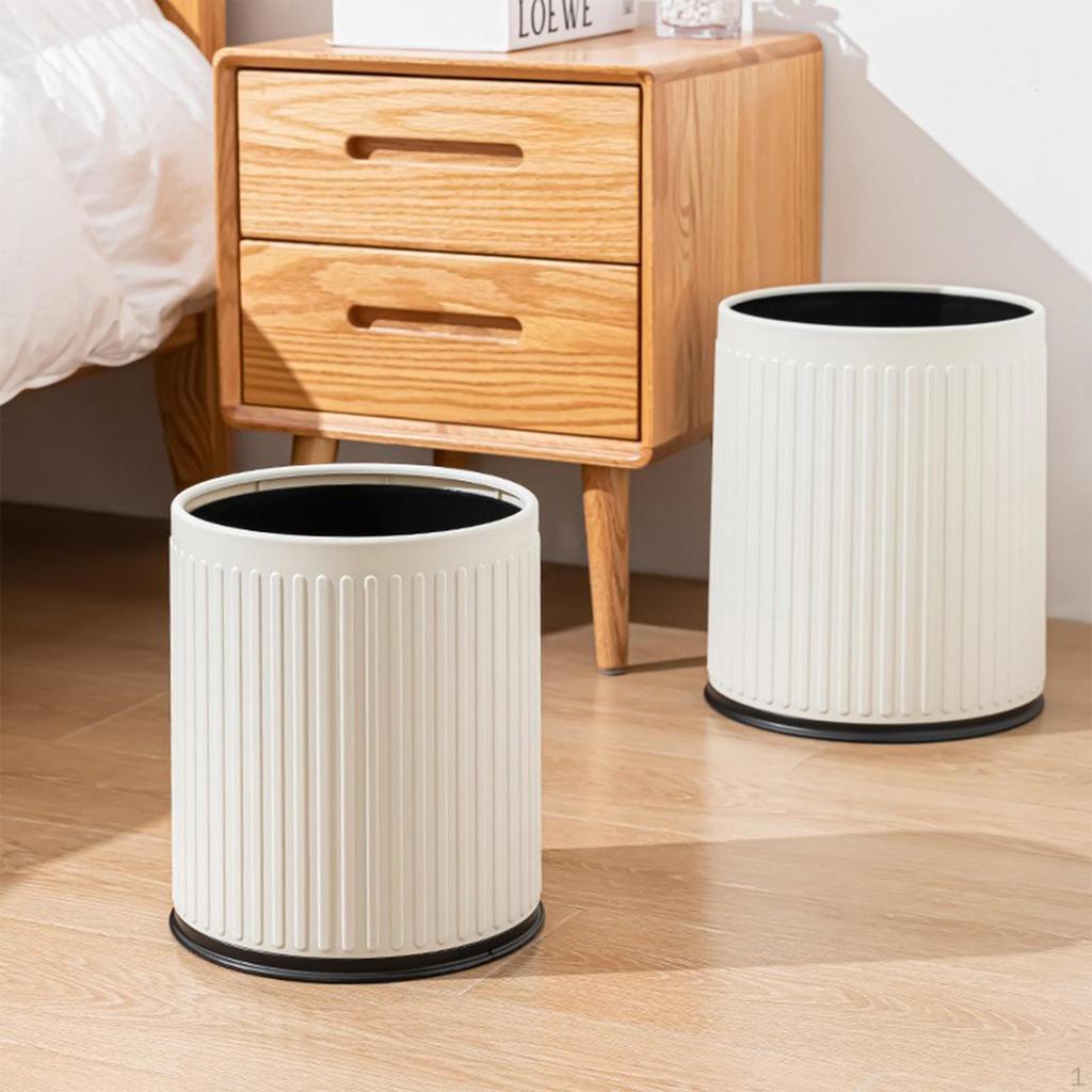 Домашнее мусорное ведро для гостиничного номера с открытым верхом, держатель для отходов большой вместимости