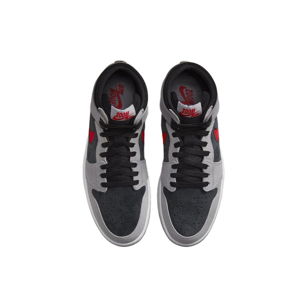 Air Jordan 1 High Zoom Comfort 2 Cement Fire Red Мужские кроссовки Серый Черный DV1307-060