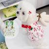 Spring and Summer Thin Pet Dog Dog Cat Clothes Cotton Cake Skirt Small Medium Dog Bigbear Skirt Breathable