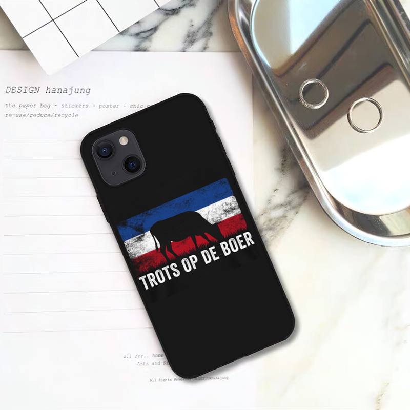 Чехол для телефона No Farmers No Food Trots Op De Boer для iPhone 11 12 Mini 13 14 Pro XS Max X 8 7 6s Plus 5 SE XR Shell