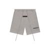 Essentials SS22 Logo Embossed Sweatshorts Unisex Bottoms Dark-Oatmeal FOG-SS22-903