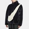 Nike Женская оверсайз куртка с логотипом Swoosh Черный/Ископаемый CU6558-010