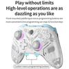 K10 Gaming Controller With Charging Dock RGB Wireless Gamepad Hall Effect Joystick Trigger For Nintend Switch/PC/Phone(Golden)