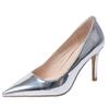 Sexy High Heels Pumps Shoes Woman Elegant 2024 Large Size 46 Leather Luxury Gold Silver Women's Heeled Party Wedding Shoe Ladies